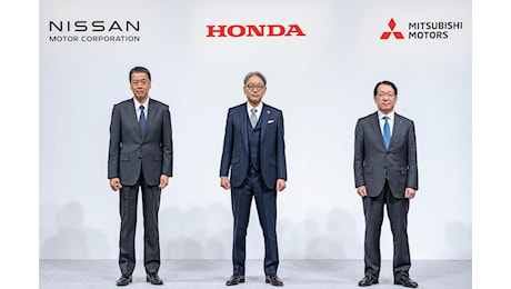 Honda, Nissan e Mitsubishi: partono le trattative per la fusione