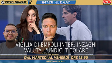 Vigilia di Empoli-Inter, l’undici di Inzaghi e le sue valutazioni | Inter Chat Live