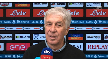 Gasperini: “Rigore? Famosi penalty del Var, molto discutibili. Abbiamo fatto grande partita”