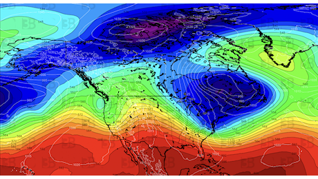 Meteo. Il Vortice Polare si stira, gelo e neve in arrivo sugli USA. Spieghiamo il fenomeno