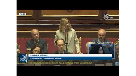 Meloni al Senato risponde su dazi, Ucraina e premierato