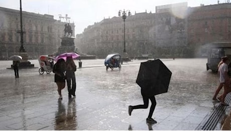 Previsioni meteo, cinque giorni di temporali. Allerta gialla in quattro regioni