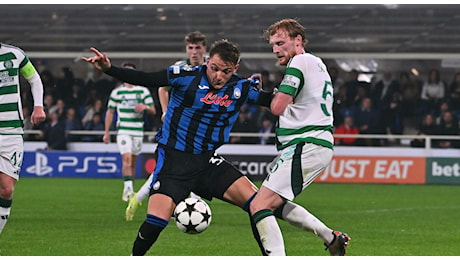 L'Atalanta frana in Champions contro il Celtic: 0-0 al Gewiss Stadium