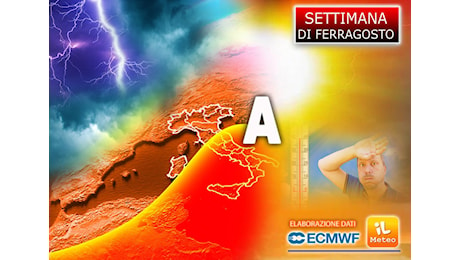 Meteo: Prossimi Giorni con Caldo intenso almeno fino a Ferragosto, ci sarà anche qualche Temporale