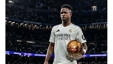 Real Madrid, tutto l'oro (come il pallone) di Vinicius Jr