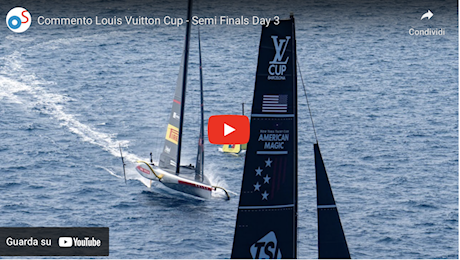 America’s Cup: semifinali, segui la Live, Luna Rossa al match point contro American Magic