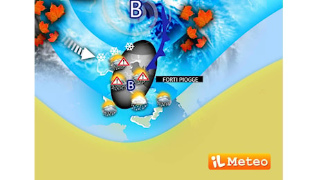 Allerta meteo, maltempo e piogge fino a domenica: le previsioni