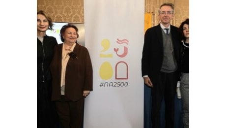 Napoli festeggia 2500 anni di storia: ecco il logo che celebra la ricorrenza