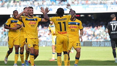 Doppio Lookman più Retegui, e I’Atalanta vince 3-0 a Napoli