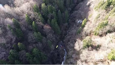 La speleologa Ottavia Piana bloccata nella grotta: la zona delle ricerche vista dal drone