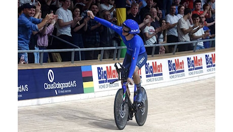 Mondiali di Ciclismo su Pista, Milan trionfa nell’inseguimento: è oro e record