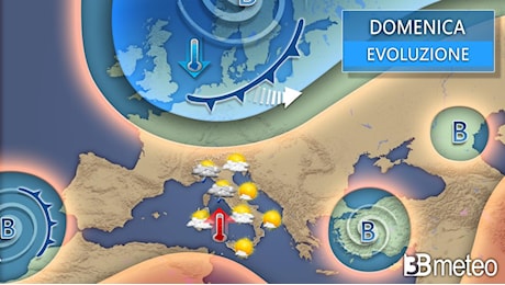 Cronaca Meteo domenica - Profondo vortice freddo scandinavo prende le redini del tempo sull'Europa, primi segnali di cambiamento anche sull'Italia..