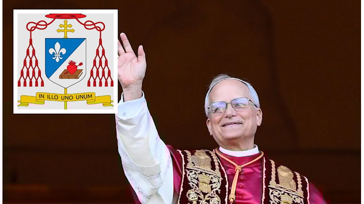 Robert Francis Prevost e il motto In Illo unum uno nello stemma di Papa Leone XIV, il significato - Virgilio