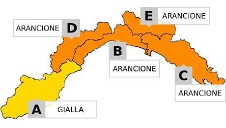 Allerta meteo, dalle ore 18 su Genova diventa arancione