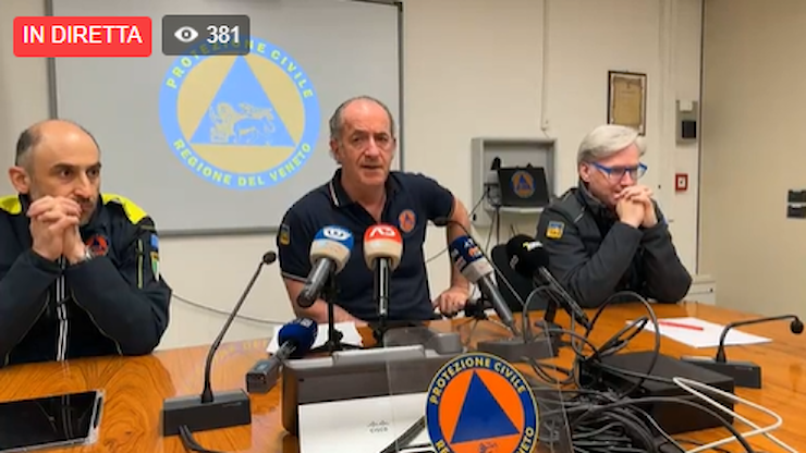 Tragedia in valle dell'Agno, Zaia in DIRETTA: «Evento atmosferico eccezionale a Valdagno» - L'Arena