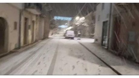 Nevica nel Foggiano, soccorsi alcuni automobilisti