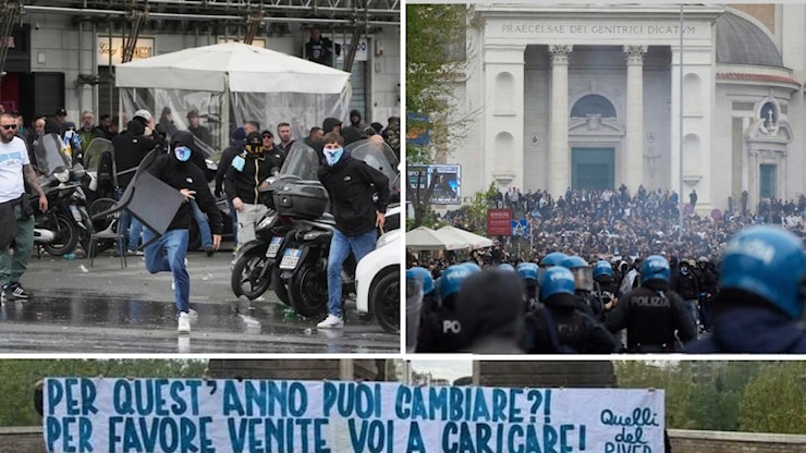 Derby Lazio-Roma, per gli scontri arrestato un ultrà biancoceleste. I poliziotti feriti salgono a 24 - Corriere Roma Derby Lazio-Roma, per gli scontri arrestato un ultrà biancoceleste. I poliziotti feriti salgono a 24 - Corriere Roma