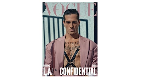 Intervista a Damiano David sulla cover di Vogue Italia: «Ho paura di cadere nella trappola della produzione in serie e della fama.»