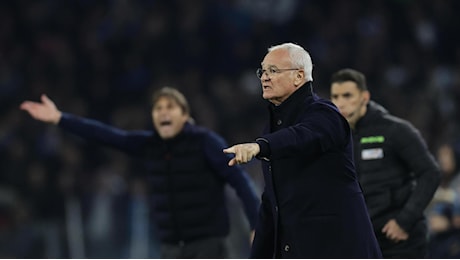 La prima Roma di Ranieri: a Napoli la parvenza di una squadra, ma la zona retrocessione è a un passo