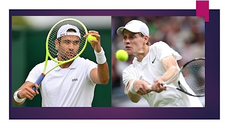 Sinner e Berrettini, duello di racchette a Wimbledon. C’è chi va giù pesante…