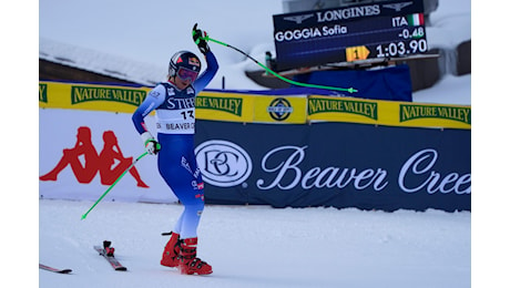 Sci, Goggia da favola: non smette di stupire e domina il SuperG di Beaver Creek