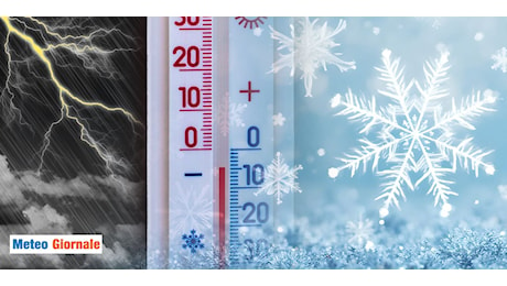 Meteo: 20 e 21 Dicembre col maltempo e freddo all’improvviso