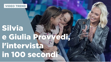 Silvia e Giulia Provvedi, l'intervista del 13 ottobre in 100 secondi