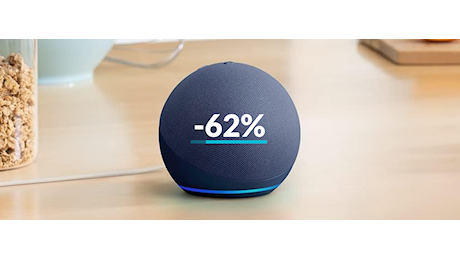 Echo Dot 5 è il migliore altoparlante smart a 24€: sconto esorbitante (-62%)