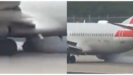 Pneumatici esplodono, pilota interrompe il decollo dell'aereo negli Stati Uniti