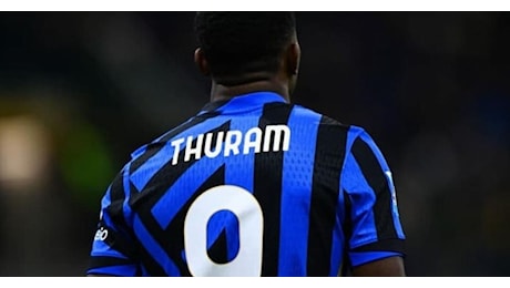 Inter-Atalanta, Thuram sostituito precauzionalmente per affaticamento