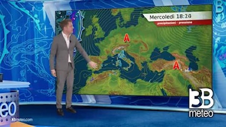 Previsioni meteo video di mercoledì 23 ottobre sull'Italia