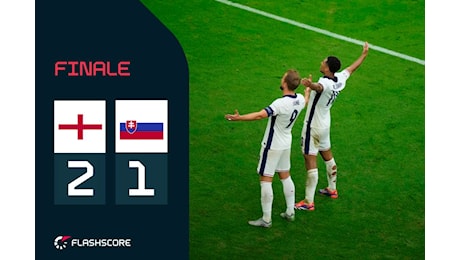 Euro 2024: Inghilterra-Slovacchia 2-1, Bellingham al 95esimo, poi segna Kane