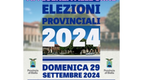 Aggiornamento Elezioni provinciali 2024, affluenza alle urne