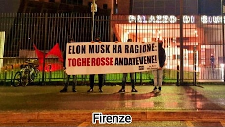 “Musk ha ragione, toghe rosse andatevene”. La protesta contro i giudici in Toscana