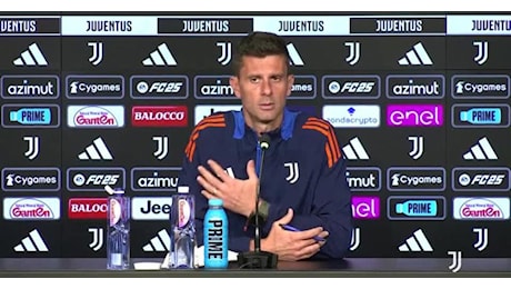 Juventus, Motta: “Campionato equilibrato e questo fa bene a tutti. Col Milan Vlahovic out”