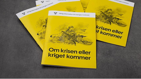 Cosa fare in caso di guerra: le avvertenze distribuite alle famiglie svedesi