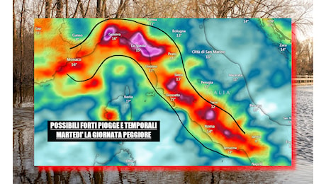 METEO: RISCHIO ONDATA DI MALTEMPO, ESPOSTI LIGURIA TOSCANA E LAZIO - GLI AGGIORNAMENTI