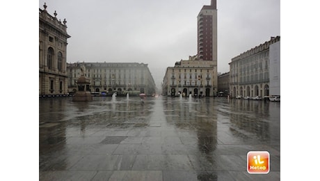 Meteo Torino: oggi pioggia, Martedì 15 cielo coperto, Mercoledì 16 pioggia