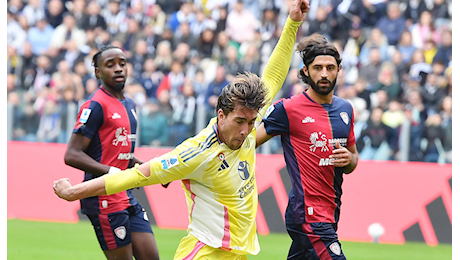 Serie A, la Juve fermata 1-1 dal Cagliari: i bianconeri non riescono nell'impresa dell'ottava vittoria di fila allo Stadium