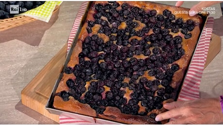 É sempre mezzogiorno, ricetta di oggi 26 settembre 2024: schiacciata toscana all’uva di Fulvio Marino