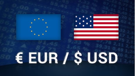 Andamento cambio Euro/Dollaro USA del 12/11/2024, ore 15:40