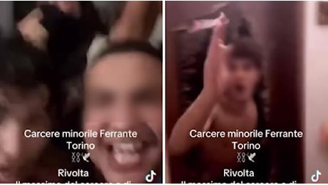 Rivolta nel carcere Minorile di Torino, su Tik Tok finiscono alcuni momenti della protesta