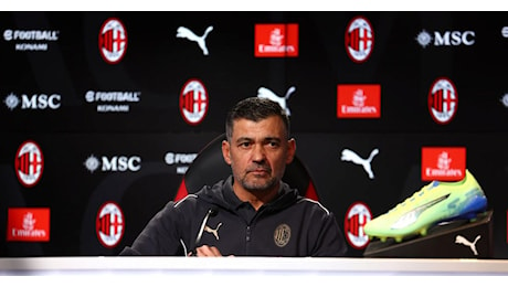 Conceicao: “Un orgoglio essere al Milan. Quarto posto? C’è tanto da lavorare”