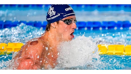 Nuoto 2025 - Nicolò Martinenghi vola a Singapore nei 100 rana - Video