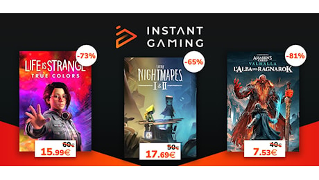 A ottobre il divertimento si moltiplica con le offerte di Instant Gaming