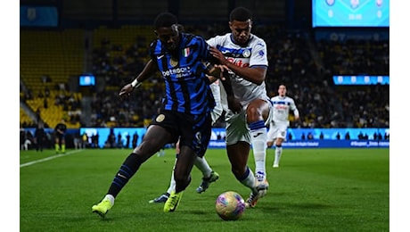 Inter-Atalanta, Thuram sostituito all'intervallo: affaticamento all'adduttore