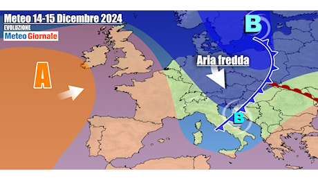 Meteo 7 Giorni: nuova perturbazione con pioggia e neve, poi stop Inverno