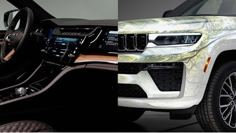 La Jeep Grand Cherokee restyling si mostra per la prima volta
