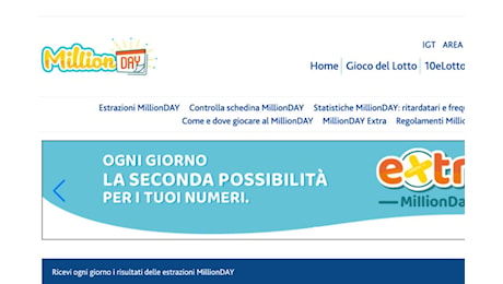 Million Day 2024: quante persone hanno vinto finora secondo i dati ufficiali