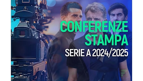 &#55356;�️ Conferenze stampa 18^ giornata Serie A: le parole di tutti gli allenatori